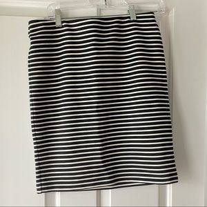 brand new striped mini skirt LOFT